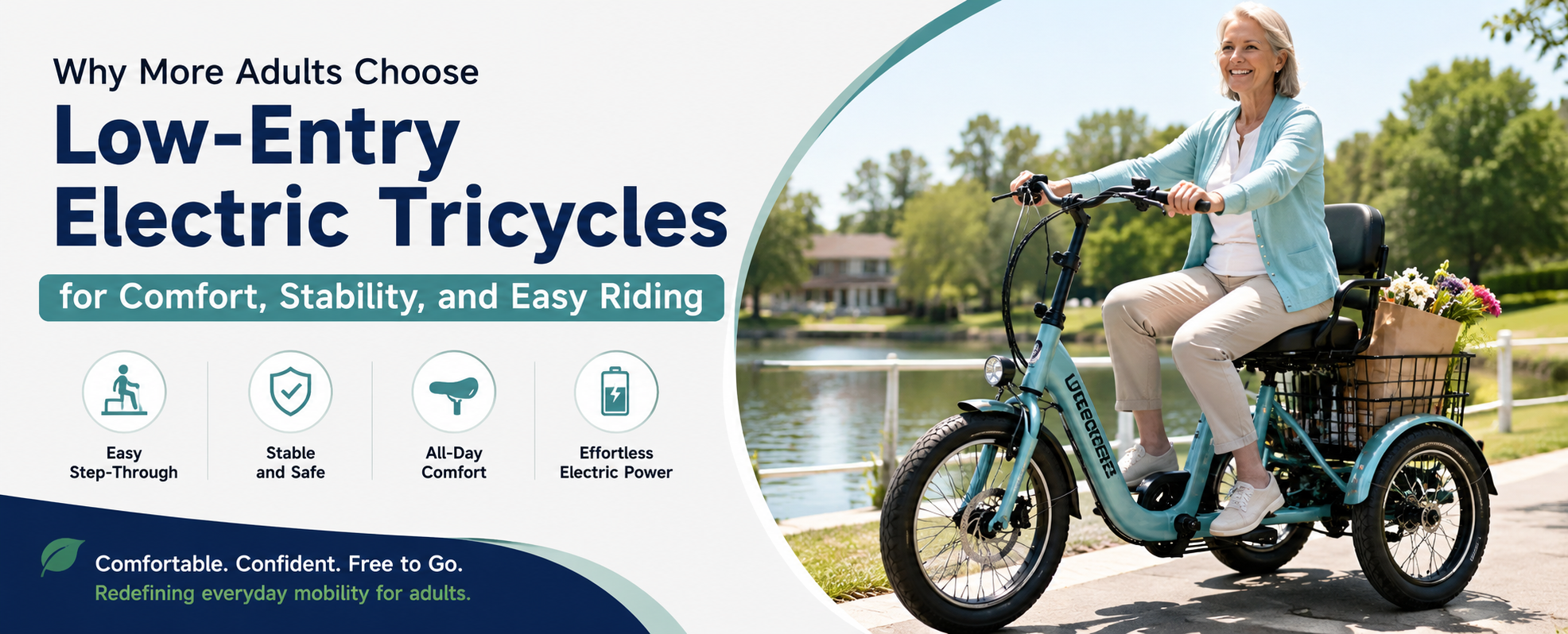 Why More Adults Choose Low-Entry Electric Tricycles for Comfort, Stability, and Easy Riding